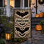 Décorations d'Halloween extérieures - Drapeau de jardin de chauve-souris gothique indésirable | Décorations d'Halloween, cadeaux et fournitures pour les fêtes, bannière double face pour jardin, cour, porche, terrasse et pelouse