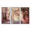 «Lovely Painted Floral Design», ensemble de 3 reproductions d'art encadrées sur toile-1107519358-1107519359