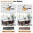 52" Farmhouse Natural Rope 2-Tier Caged Ceiling Fan with Remote Control and Light Kit