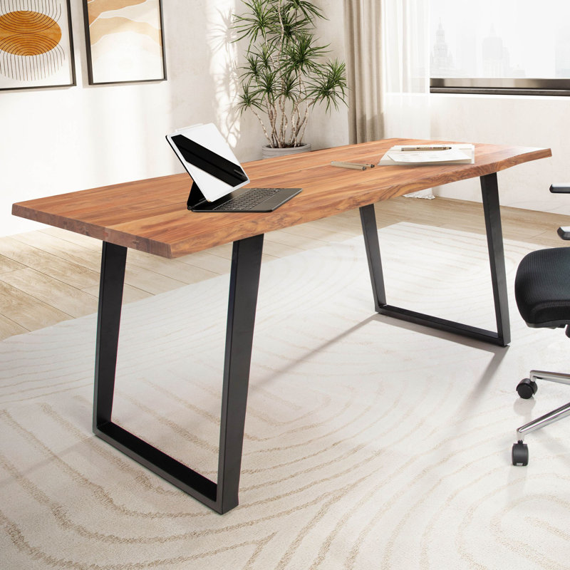 Versa Metal Base Writing Desk, 76cm H x 160cm W x 80cm D