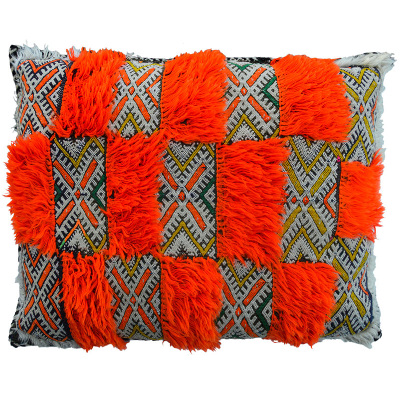 Housse de coussin géométrique