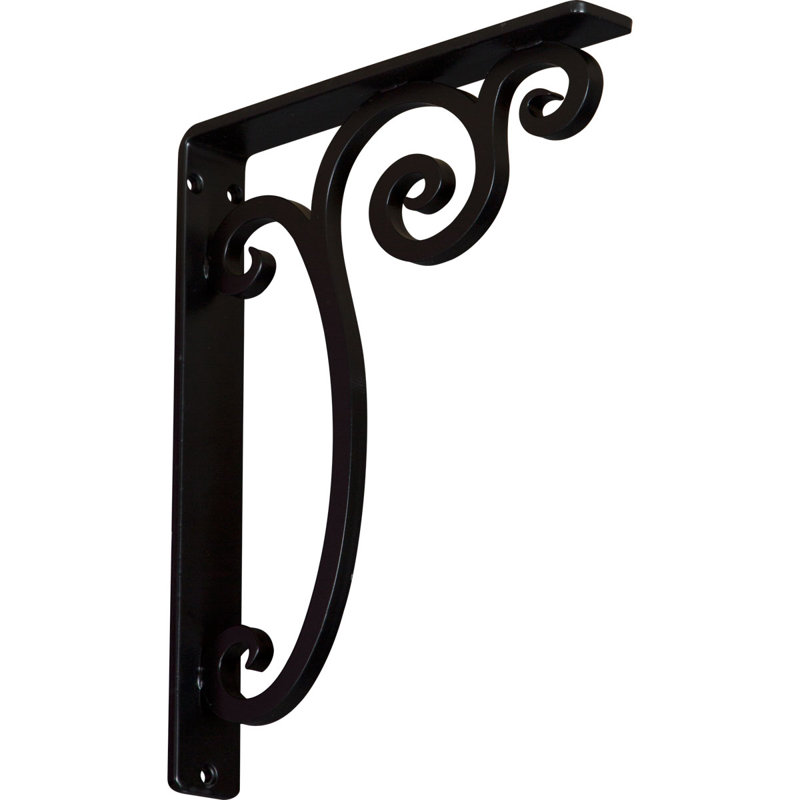 Support en fer forgé Avery, 1,5 po x 12 po