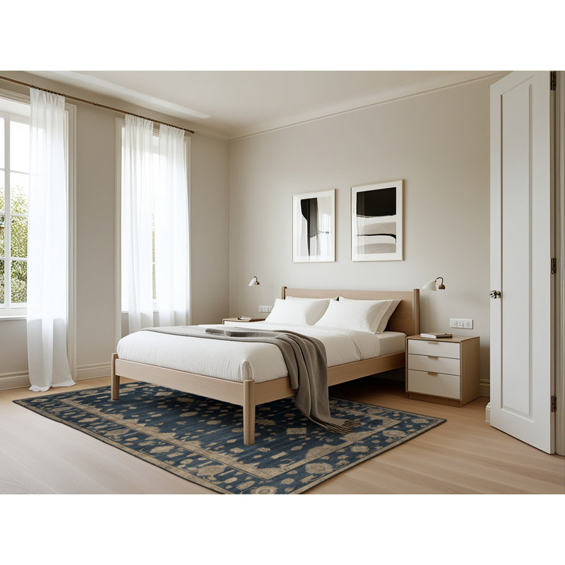 Tapis gris lavable à la machine, Rectangle 5 pi x 7 pi