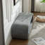 Banc rembourré en métal avec conception robuste en chenille pour une utilisation polyvalente à la maison sans assemblage requis-128632928