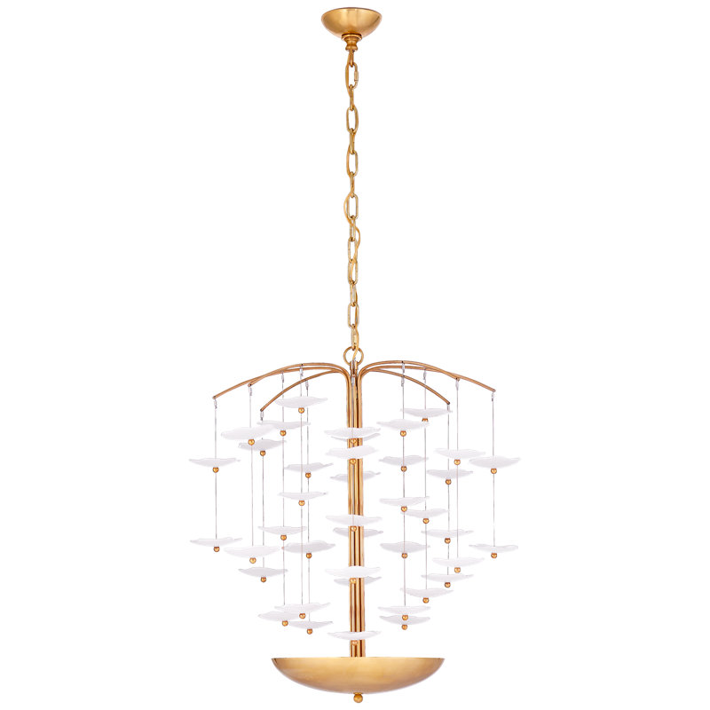 Leighton 5 - Light Chandelier, Soft Brass