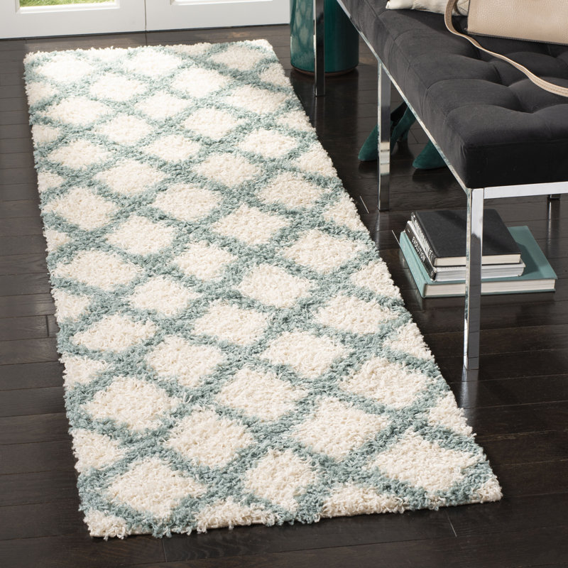 Skyleen Shag Performance Geometric Rug, Runner 2'3" x 8'
