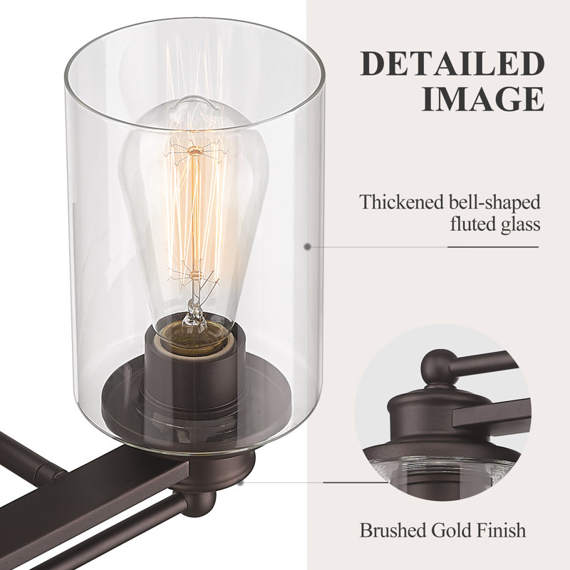 2 - Light Dimmable Vanity Light, Oil Rubbed Bronze