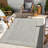 7Ft. 10In. X 10Ft. 3In. Sunshine Gchar2003 Silver Rug - For Indoor/Outdoor Use. Stain , With Polypropylene Area Rug, Ideal For Indoor & Outdoor Living Spaces.-1230442711