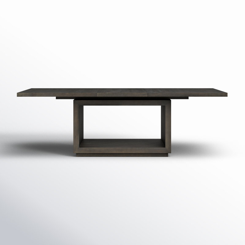 Eloise Extendable Acacia Dining Table, Basalt Gray