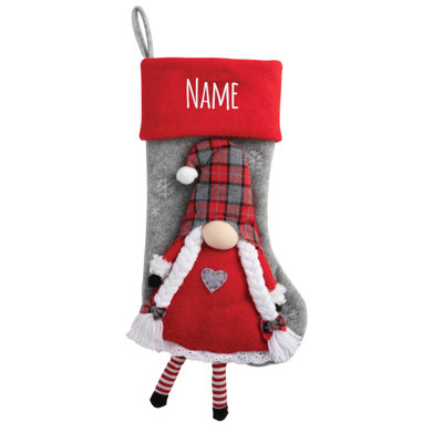 Gnome Character Personalized Stocking