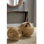 Teak Wood Ball Medium Sculpture