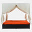 Outdoor Patio Wicker Sunbed Daybed with Cushions, Adjustable Seats-347507702