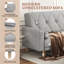 Tufted 3 Seater Sofa Bed-10360757