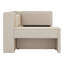 Upholstered Daybed With Drawers, Shelves, Flip Cabinets & Side Table-1431454637