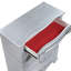 Contemporary Style 5-Drawer Chest made with wood in Silver