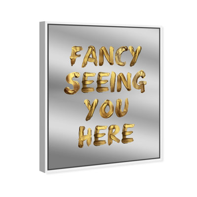 Seeing You Fashion and Glam Framed Mirror by Oliver Gal