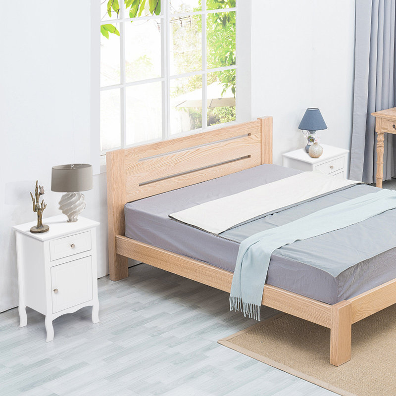 Chijioke 30cm W Solid Wood Bedside Table