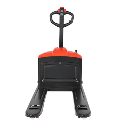 Electric Pallet Jack with Lithium Battery - 4400 lbs Capacity, 48x27 Inch Forks for Warehouse Material Handling