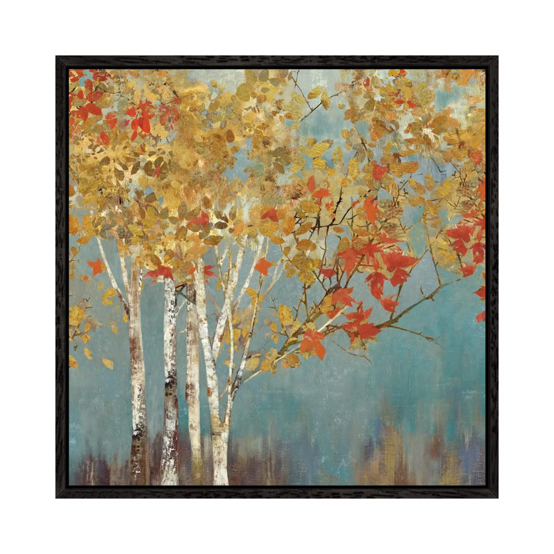 First Moment II by Allison Pearce - Painting on Canvas, Black Framed Canvas, 66.04 cm H x 66.04 cm W
