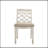 Havanna Set Of 2 Off White 19" Wide Contemporary Fabric Chair With Cushion