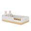 Lit plateforme tapissier simple avec coussins et sacs de rangement-1634511717