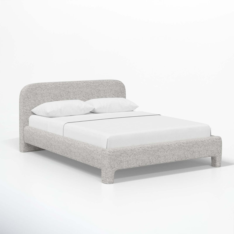 Illy Upholstered Standard Bed, Twin, Milsap Spray Sustain® Tweed