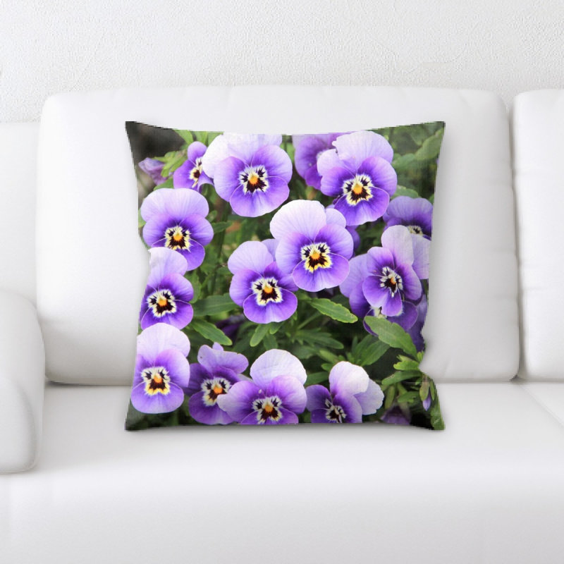 Coussin décoratif fleurs