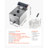 Commercial Electric Deep Fryer, Oil Filtration Upgrade, 9.51 Qt, 1750W Stainless Steel Countertop Fryer with Basket and Lid, Temp Control, Oil Drain Valve for Commercial Restaurant Use, Silver
