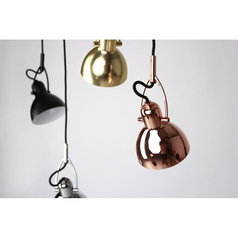 Krauss 1 - Light Single Pendant, Copper, 7.9" H x 8.6" W x 8.6" D