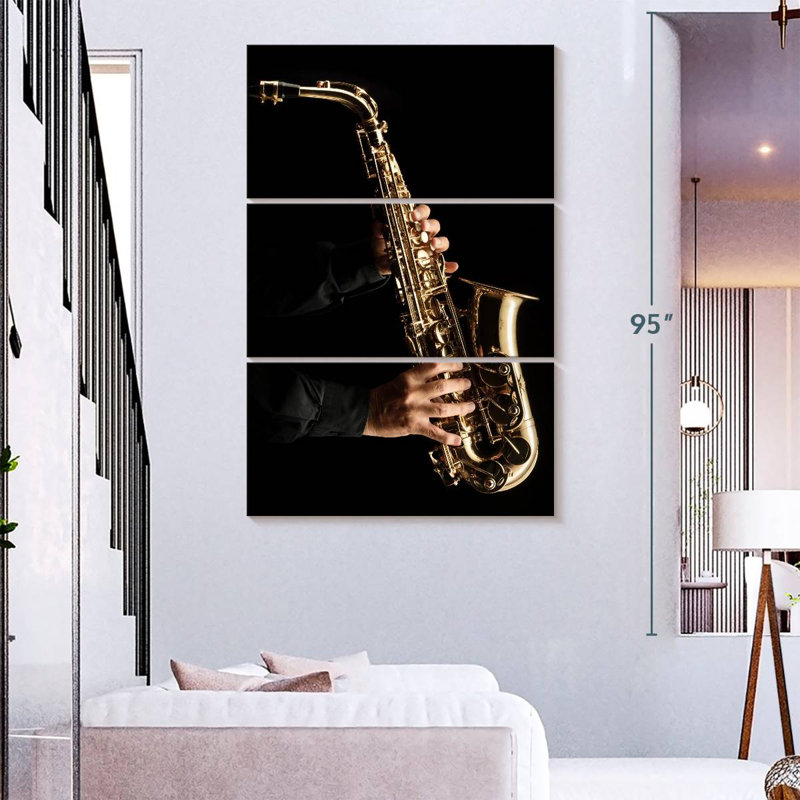 Abarca Classic Saxophone, 74" H x 48" W