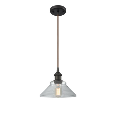 Luminaire suspendu conique 1 lumière Reede