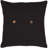 Primitive House Buttons and Appliqued Cotton Blend Reversible Throw Pillow