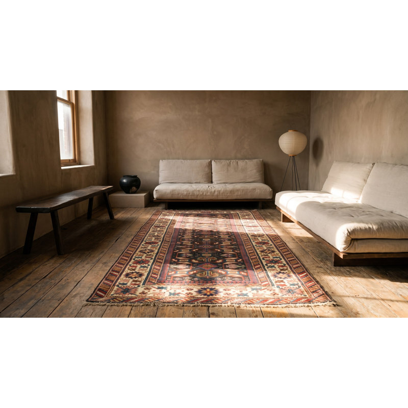 Antique Caucasian - Shirvan Caucasian 1880s Rug
