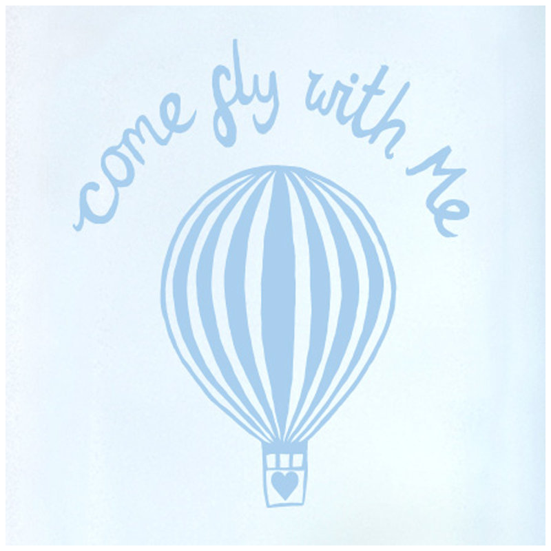 Wall Decal, Light Blue