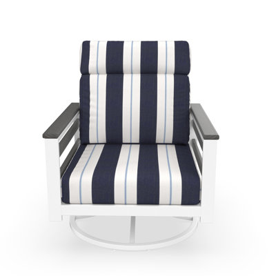 Townsend Metal Outdoor Rocking Chair With Sunbrella Cushion