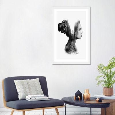 Impression d’art graphique « profile I » par Kathrin Federer