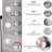 Marseille Shower Panel Tower, Rainfall Waterfall Shower Head, 5 Body Jets and 3-Function Handheld Shower, Rain Massage System, Wall-Mount Shower Column, Stainless Steel Brushed