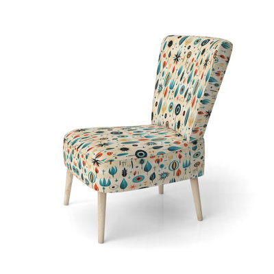 Chaise d'appoint rembourrée Nomadic Treasures Boho