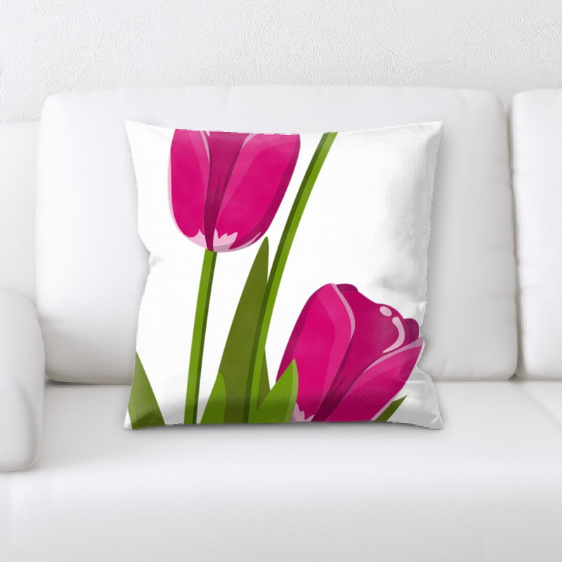 Microsuede Throw Pillow