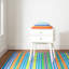 Wavy Stripe Multi Handwoven Cotton Rug-70329128