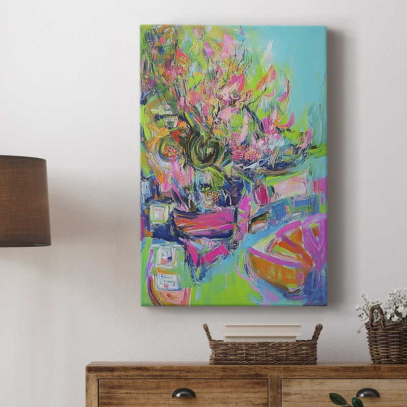 FLORAL Series DXCII  -Premium Gallery Wrapped Canvas -Ready to Hang, 36" H x 24" W