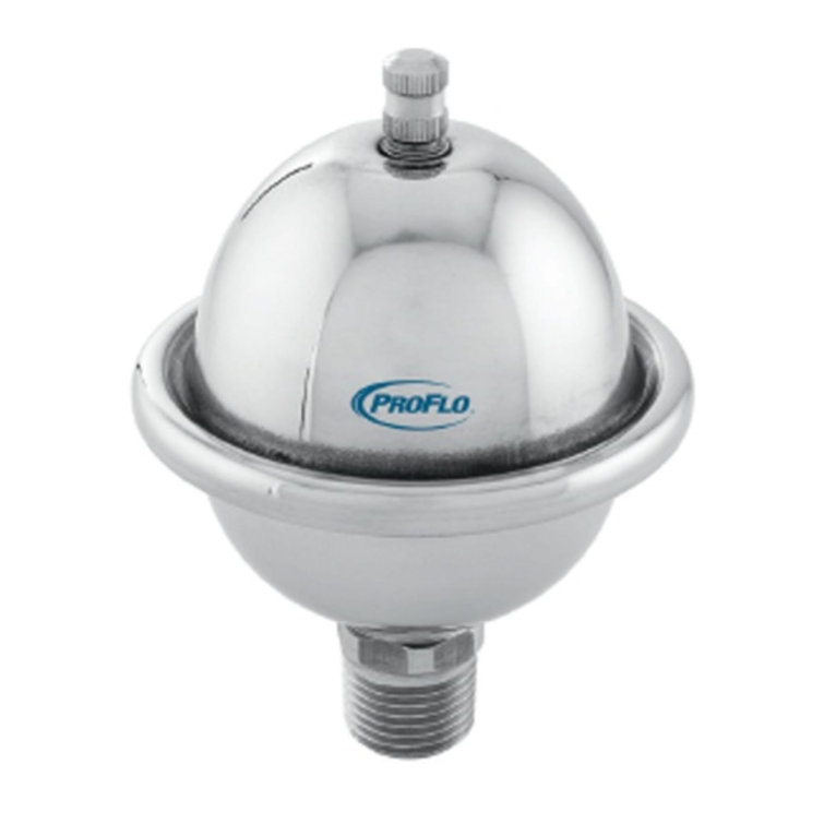 Vase d'expansion en acier inoxydable 1/2 pouce NPT