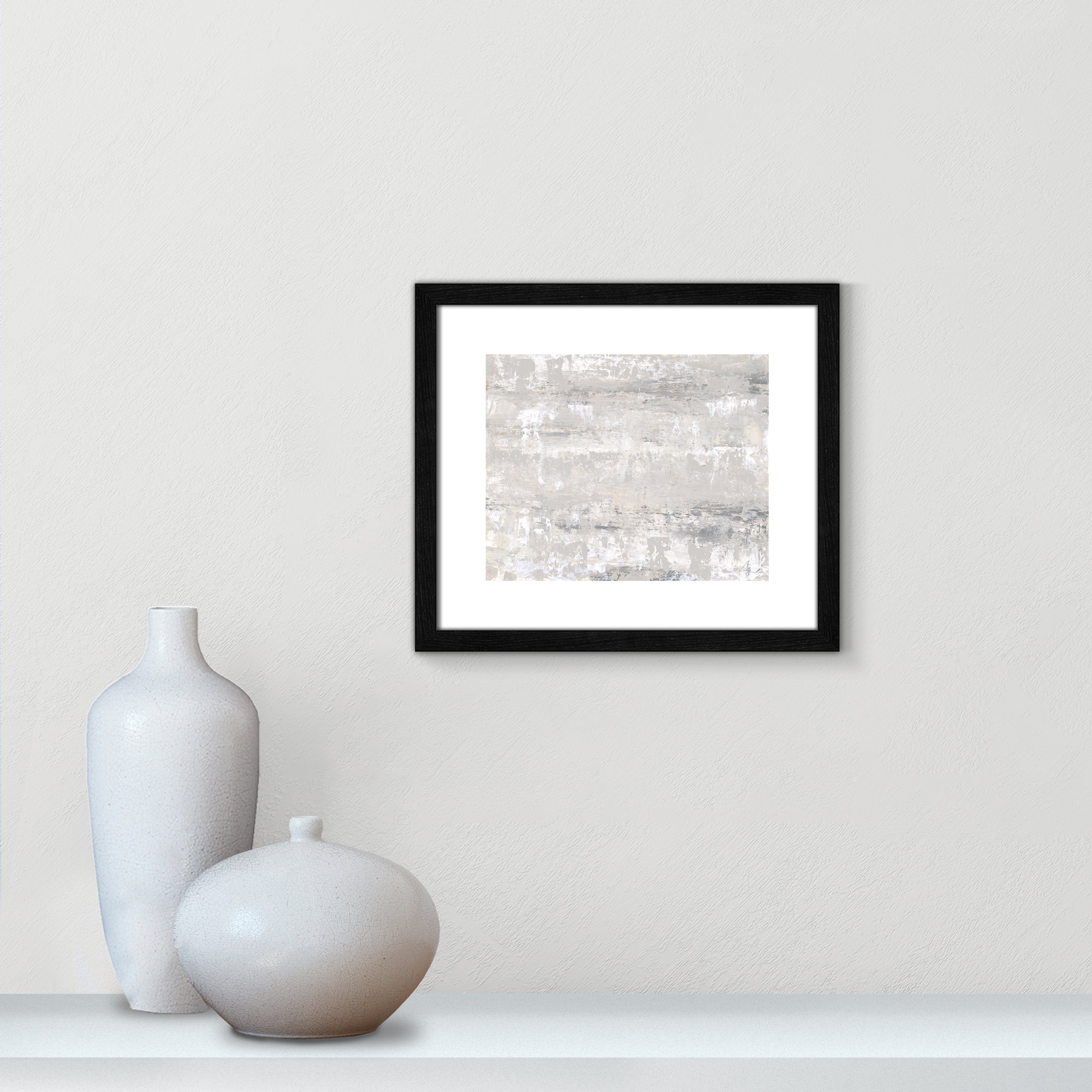 Desert Winds by Filippo Ioco - Print, Black Wood Framed Paper, 13" H x 15" W x 0.75" D