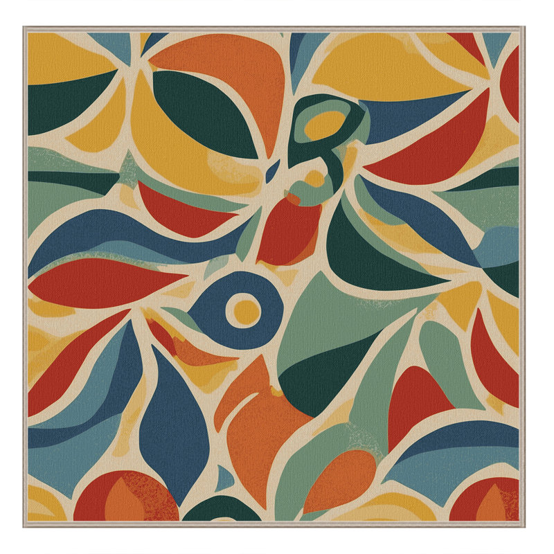 Breezy Line Rug, Square 5'