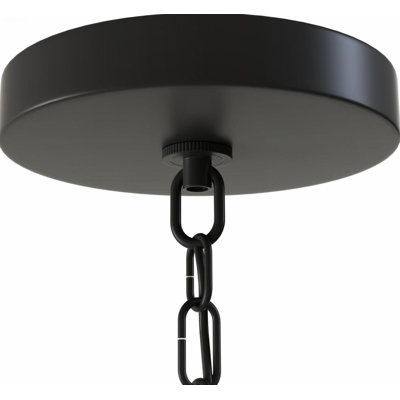6-Light Matte Black Candelabra Chandeliers with Crystal Teardrops, Metal Frame Ceiling Fixture for Living Room