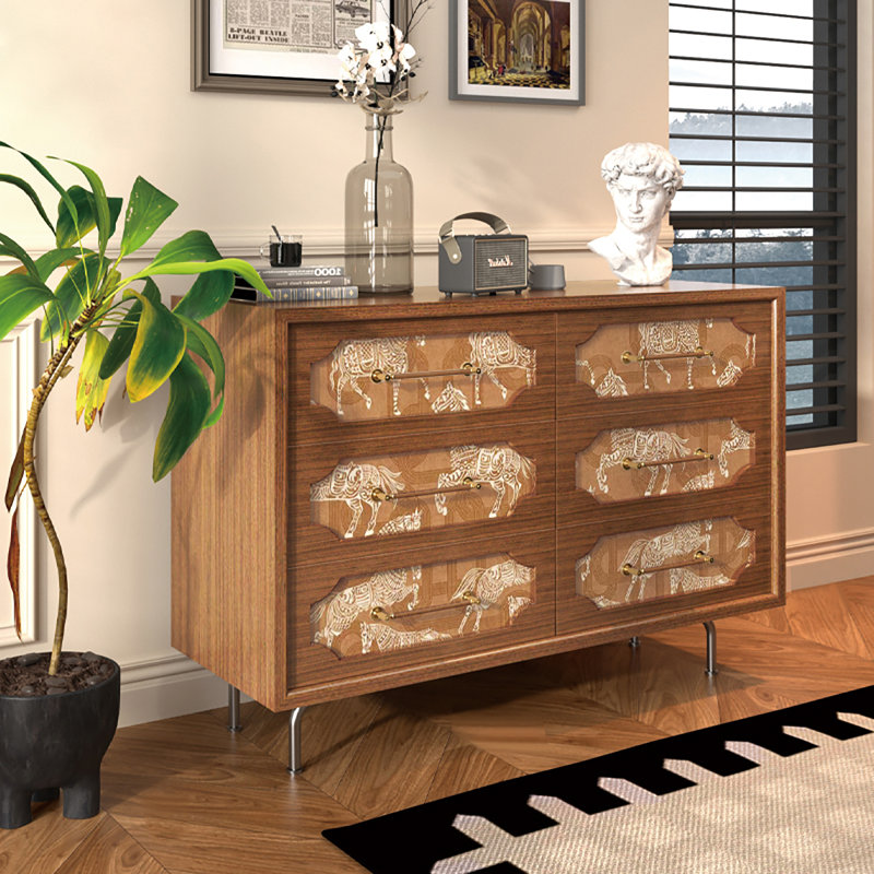 Armoire décorative simple de style français