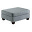 Canapé modulaire en lin gris avec 6 pièces pour un style modulaire et confortable