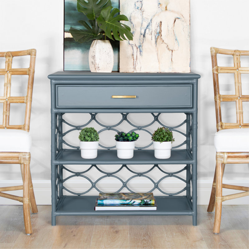 Manning End Table, Regatta Blue