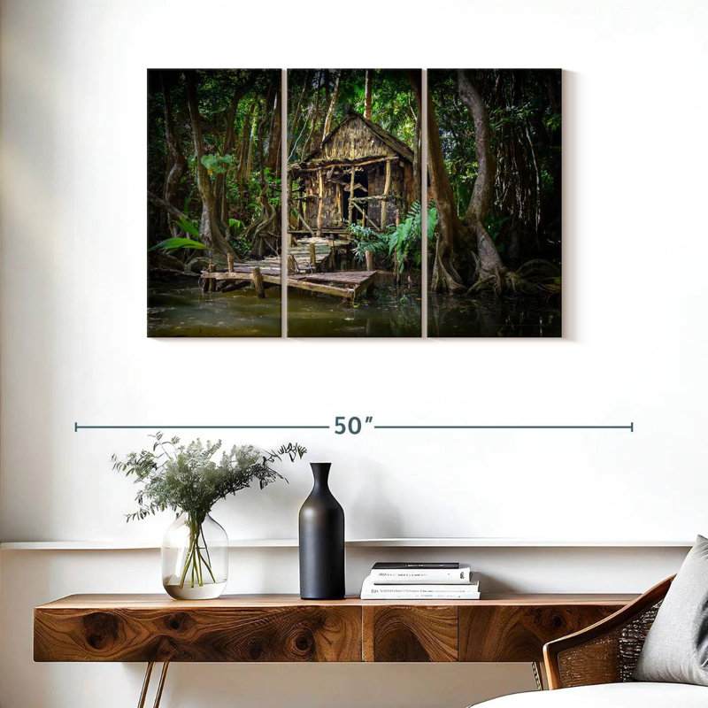 Lilie Dense Jungle Cottage, H 24 po x l 38 po