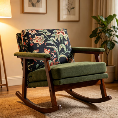 Chaise berçante moderne Mid-Century